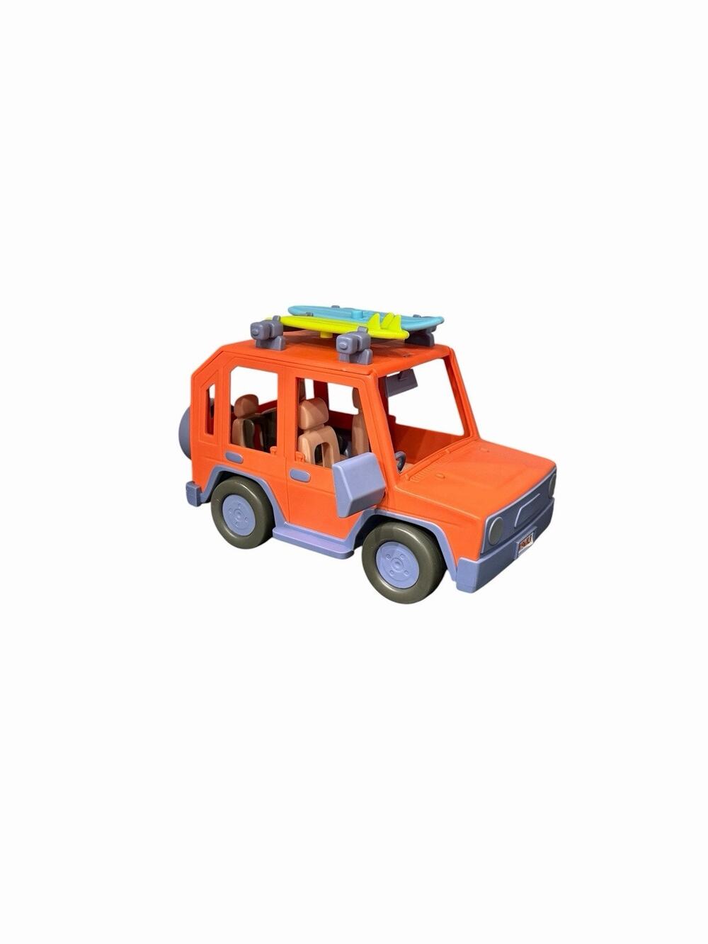 Bluey 4WD Orange Jeep Moose Toys Hatchback Surfboards Heeler